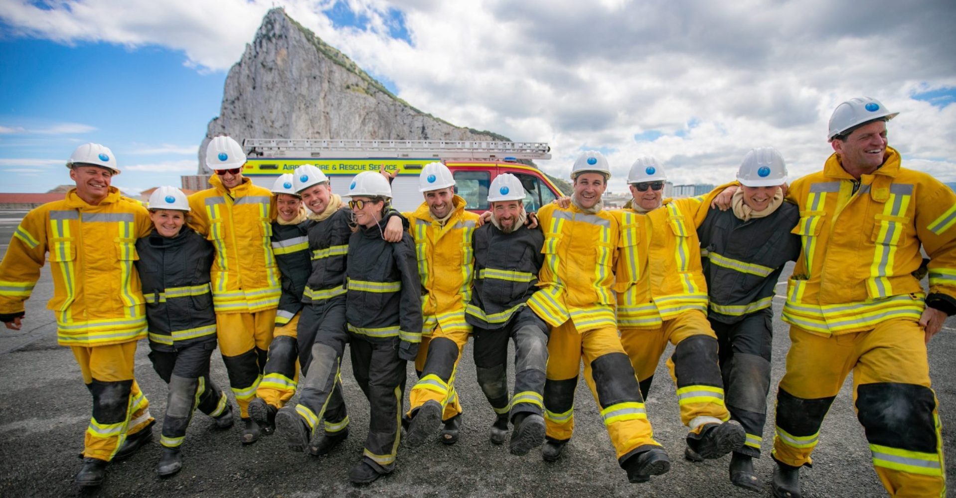 STWC Basic Safety Training fire day in Gibraltar