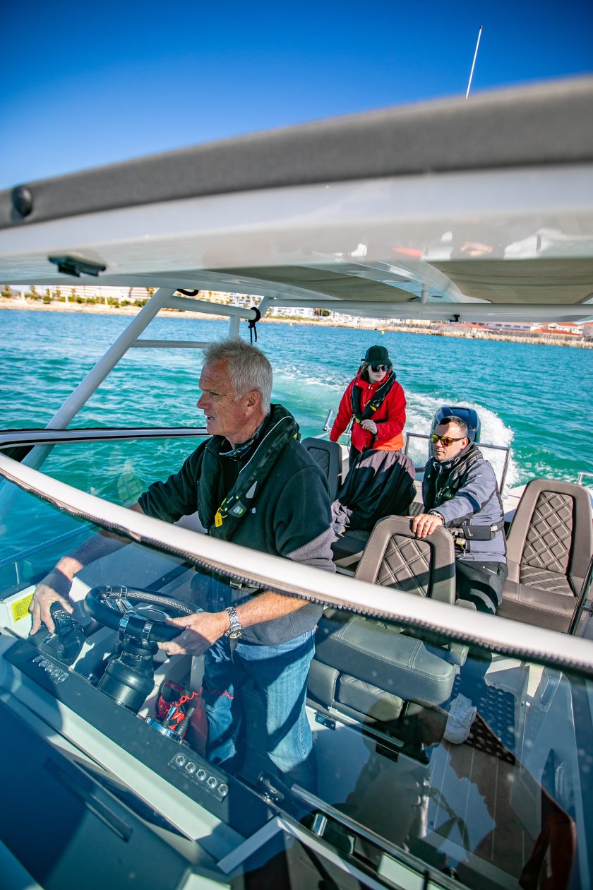Powerboat training at Allabroad Gibraltar