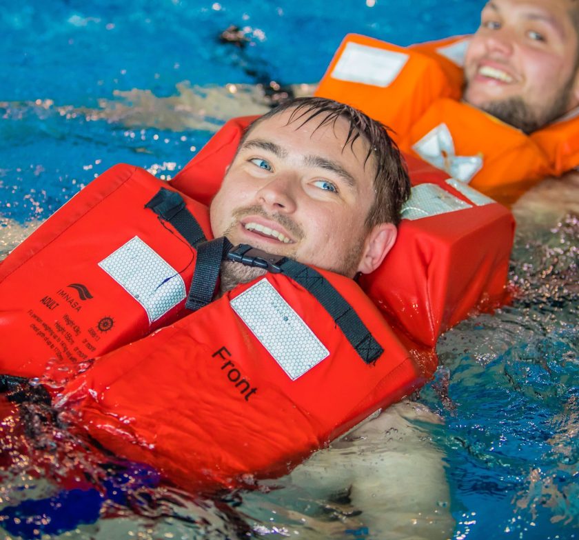 Personal survival STCW training