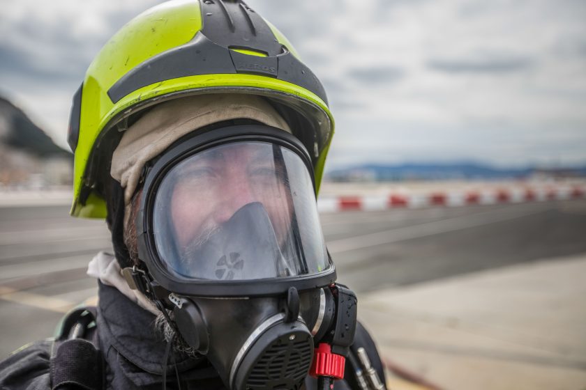 Superyacht Crew fire training at Allabroad Gibraltar
