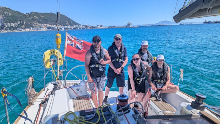 Monika and team - Comp Crew Charter Week Gibraltar